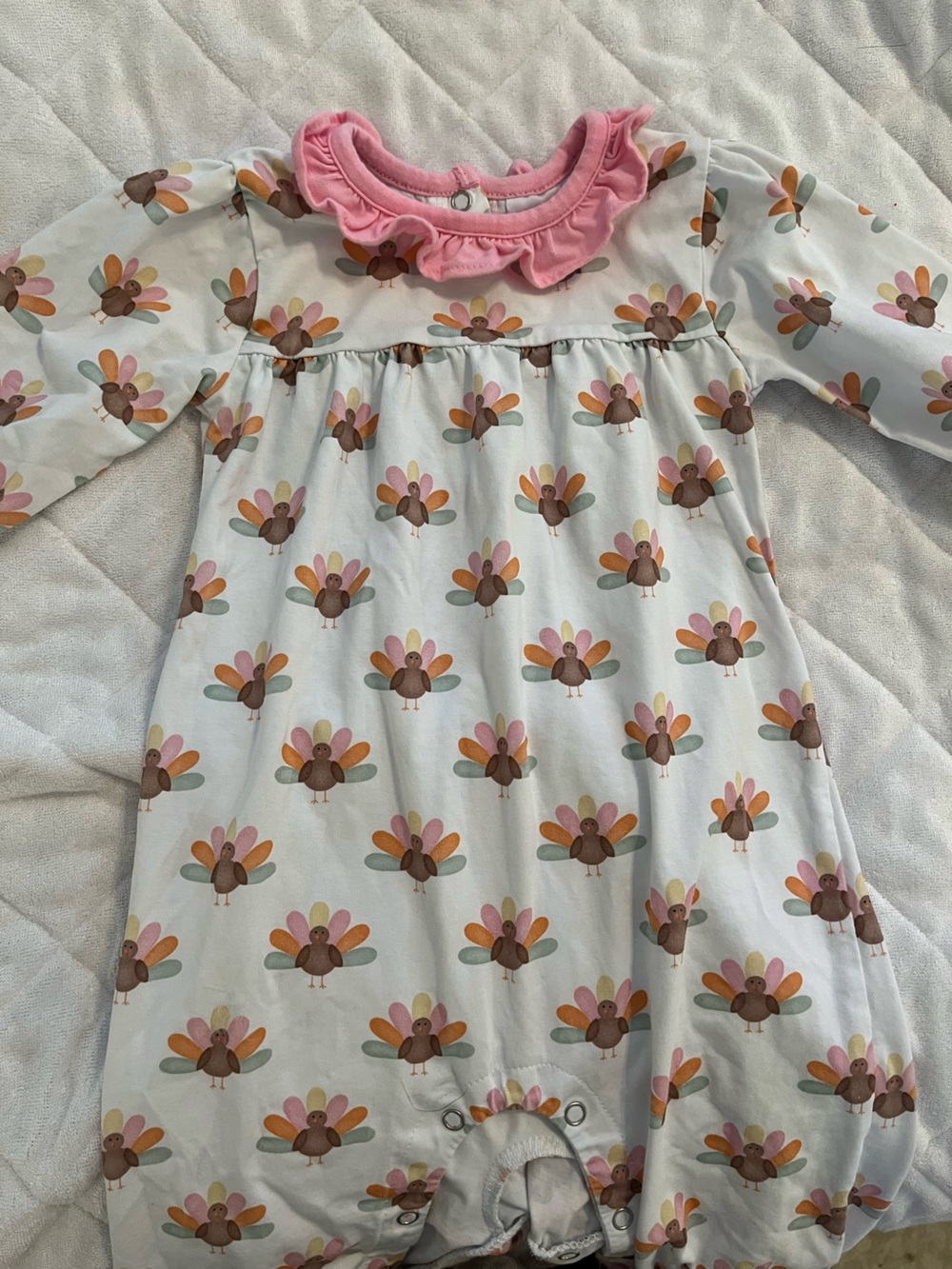 Stitchy fish thanksgiving outfit